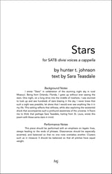 Stars SATB choral sheet music cover